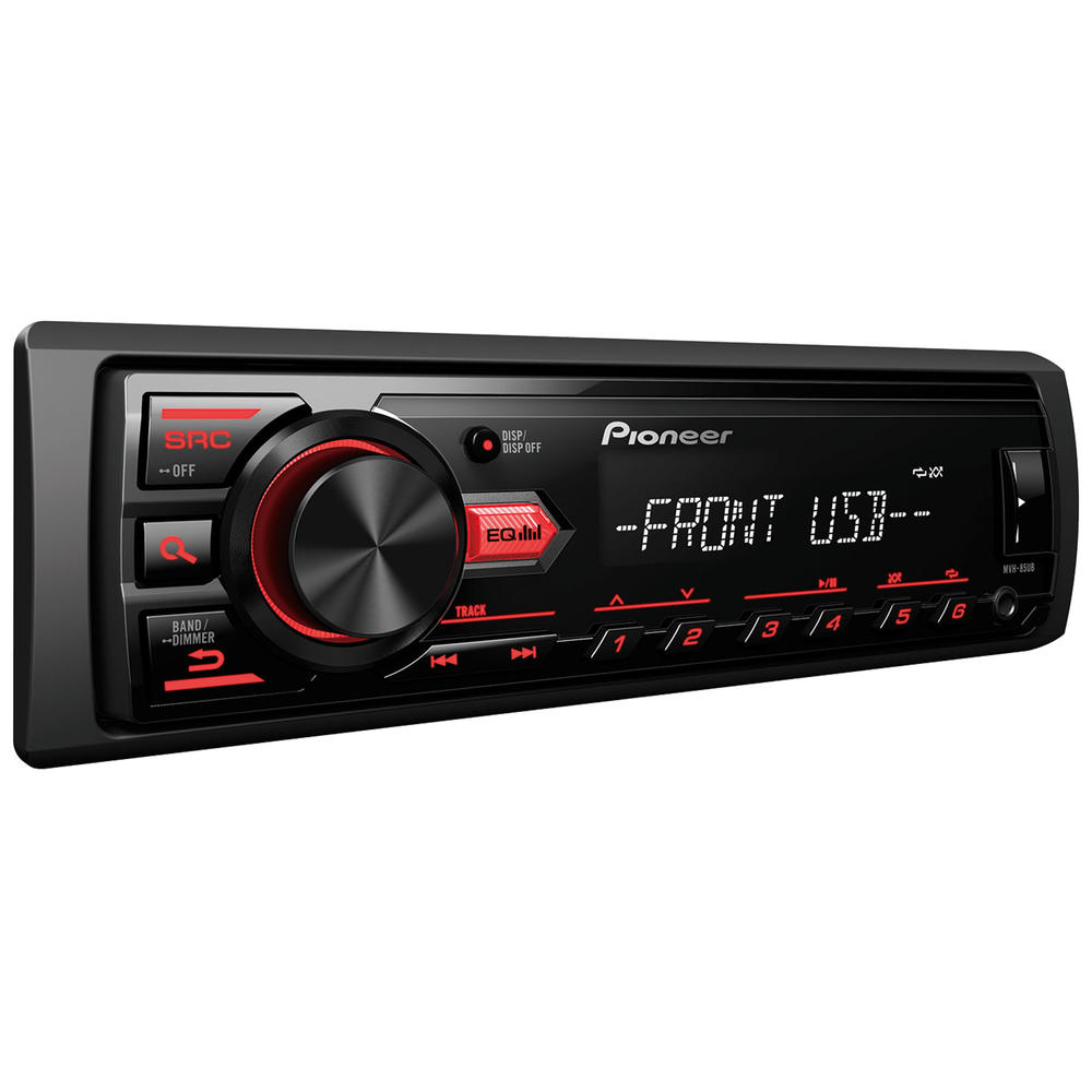 voering verantwoordelijkheid Kind Pioneer MVH-85UB Single DIN AM/FM Radio Stereo USB AUX MP3 Digital Media  Car Audio
