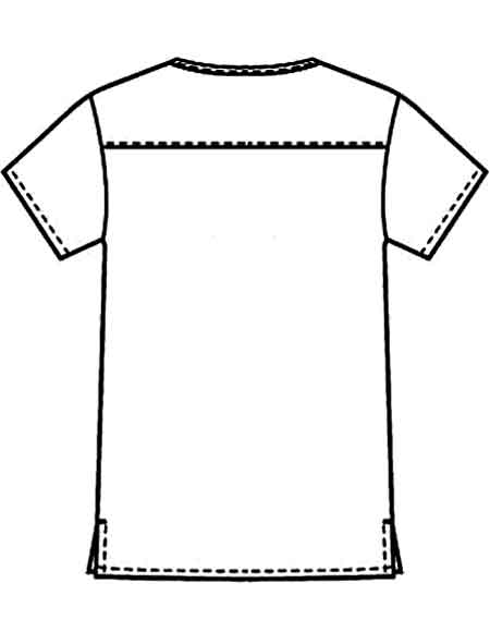 Cherokee work wear 4725 Unisex V-Neck Short Sleeve Nurses Scrub Top
