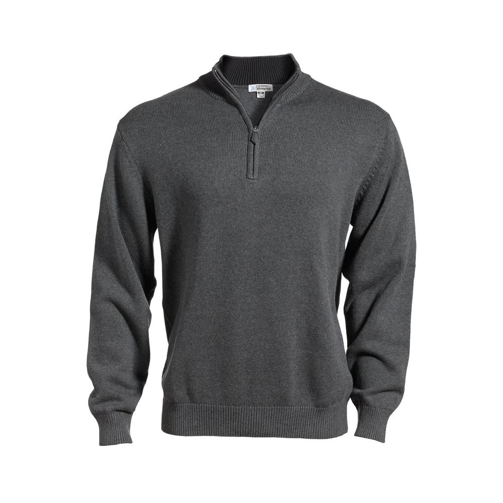 Edwards 712 Men's Long Sleeve Quarter Zip Sweater