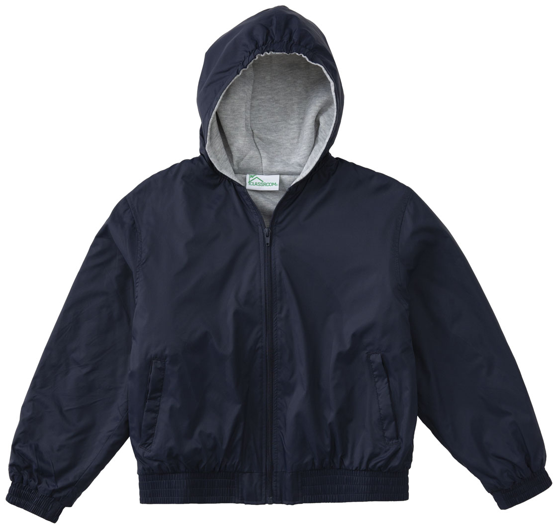 Classroom Uniforms Toddler Hooded Bomber Jacket