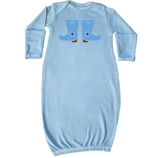 Inktastic Inktastic Cowboy Blue Boots Newborn Layette Western Baby Boy Wild West Kids Hws