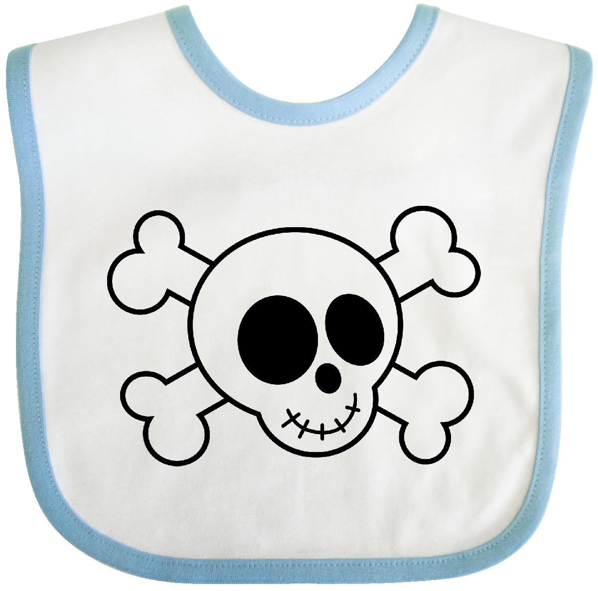 Inktastic Inktastic Fun Skull And Crossbones Baby Bib Pirate Funny