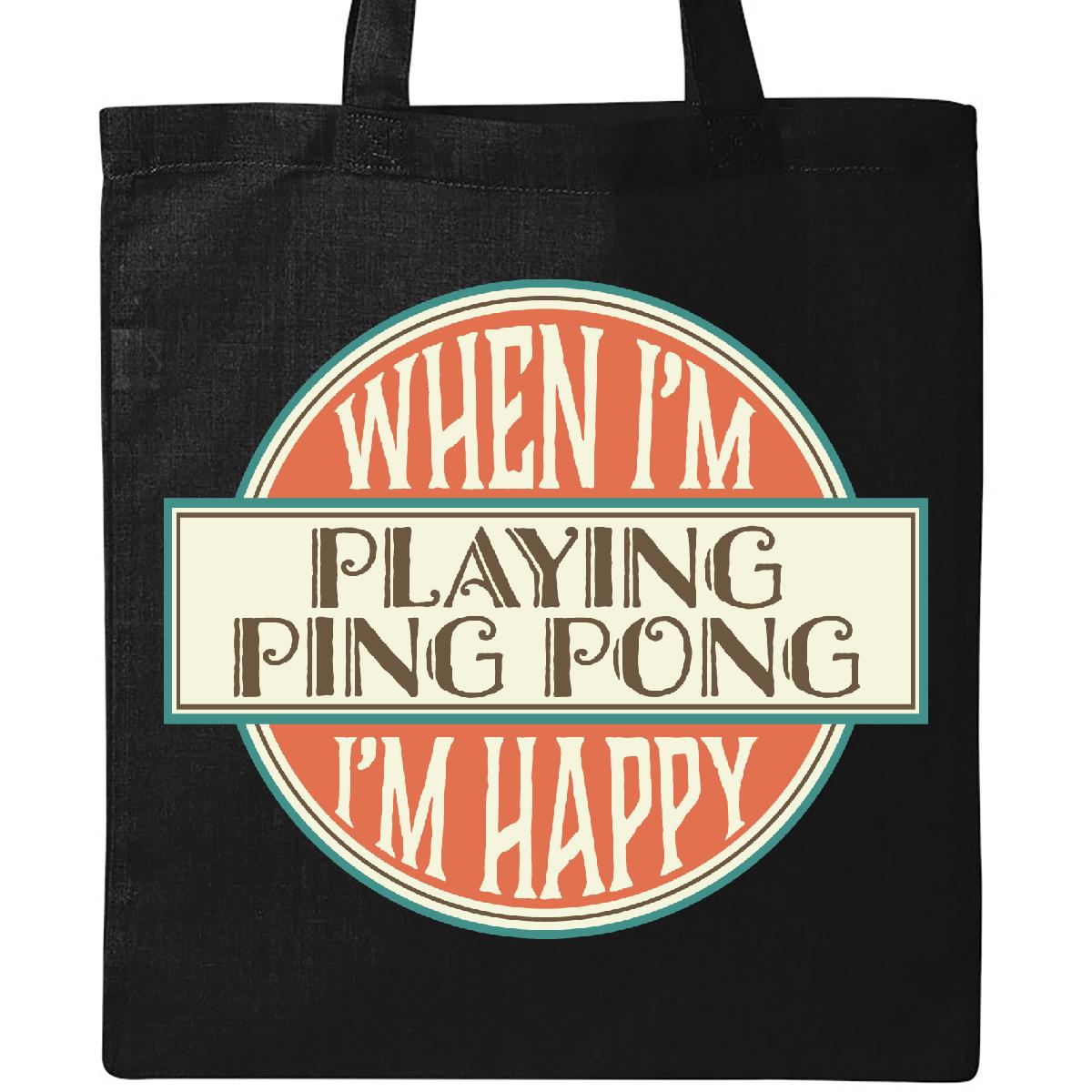Inktastic Funny Ping Pong Player Gift Tote Bag Pingpong Inktastic Funny Ping Pong Player Gift Tote Bag Pingpong Sports Vintage Hobby Hws