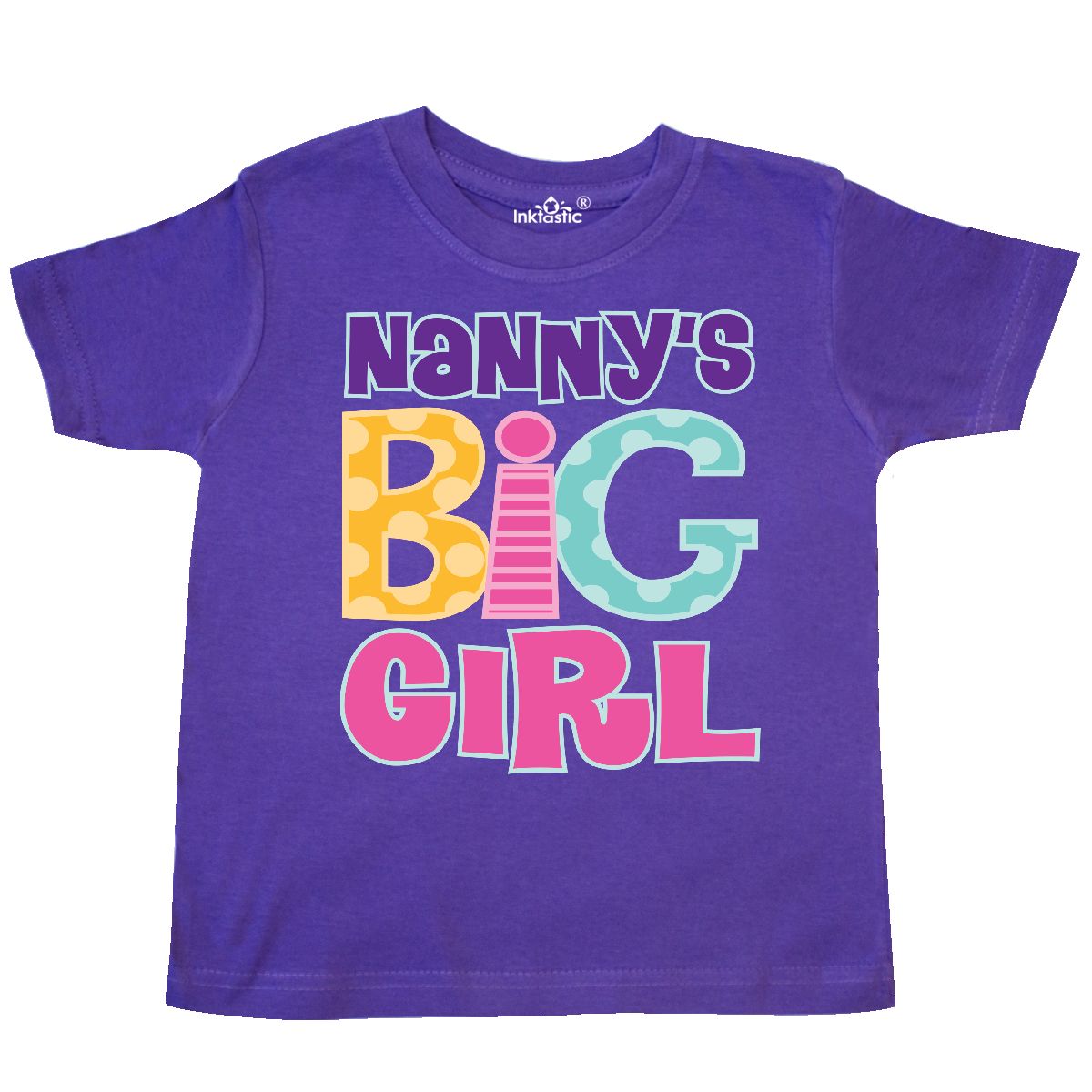inktastic inktastic nanny s big girl toddler t shirt nanny gift from