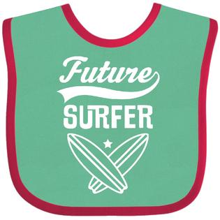 Inktastic Inktastic Surfing Future Surfer Baby Bib Surfboard Childs Kids Cute Beach Ocean Inktastic Inktastic Surfing Future Surfer Baby Bib Surfboard Childs Kids Cute Beach Ocean