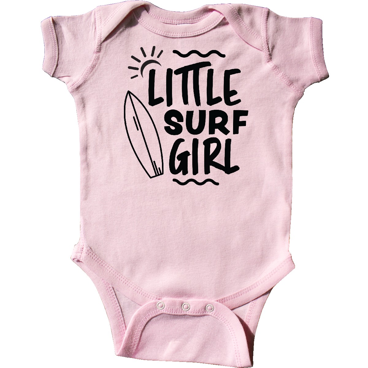 Inktastic Inktastic Little Surf Girl With Surfboard Infant Creeper I Love Surfing Beach Inktastic Inktastic Little Surf Girl With Surfboard Infant Creeper I Love Surfing Beach