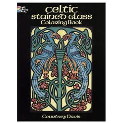 Dover Celtic Stained Glass-Coloring Book