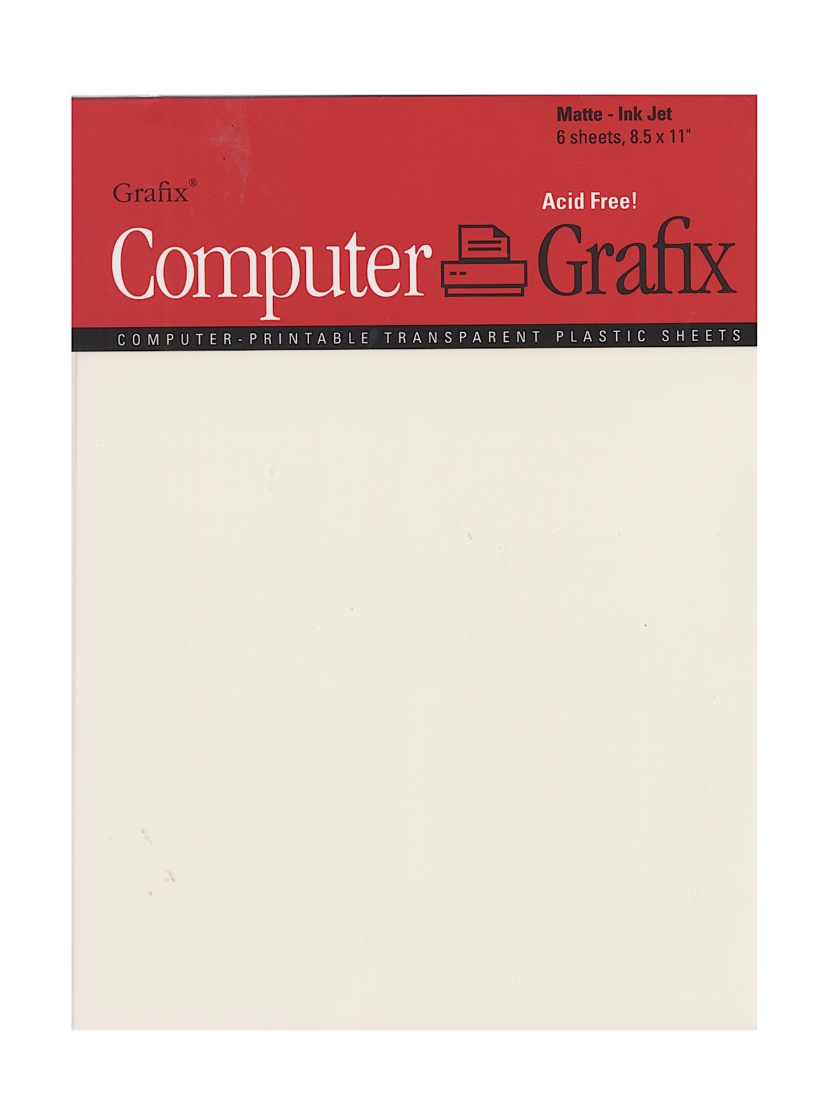 GRAFIX Computer  Blank Transparency Film