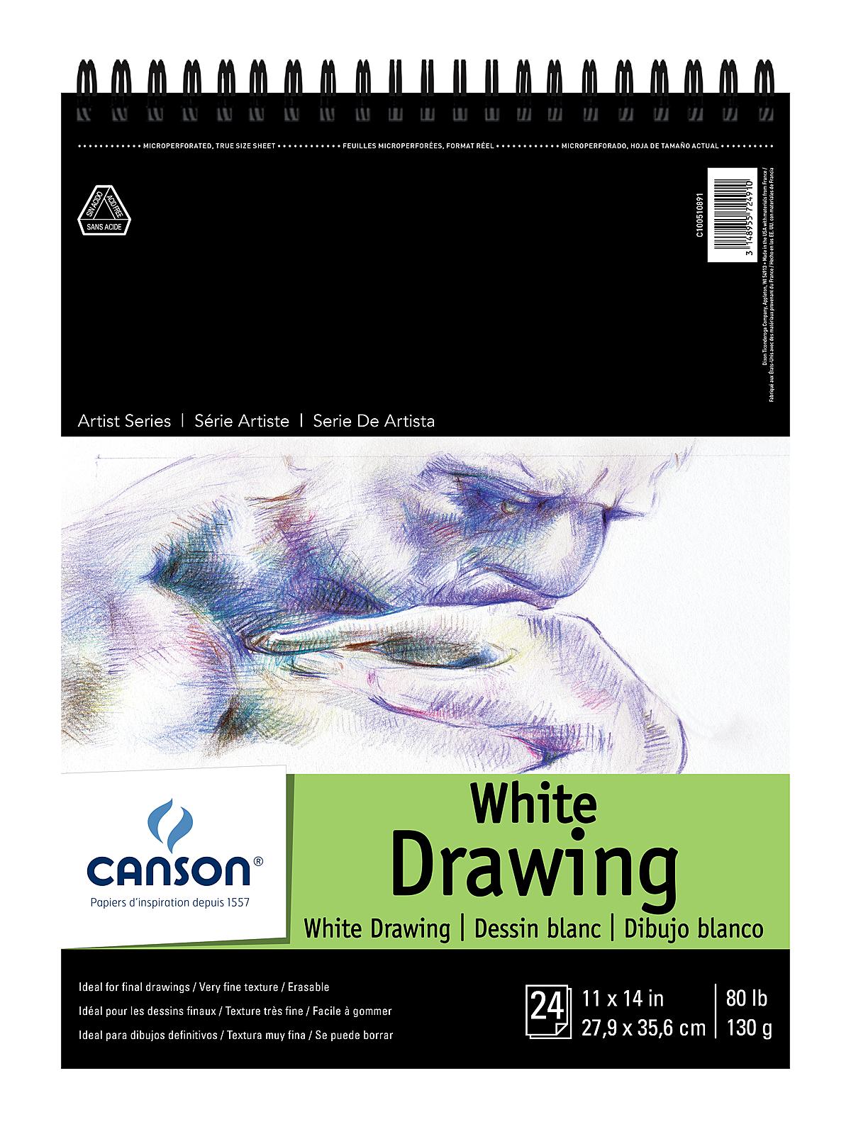 CANSON Pure White Drawing Pads