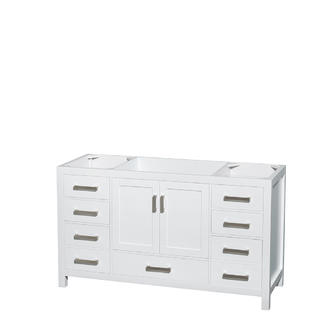 Wyndham Collection 60 Inch Single Bathroom Vanity In White No Wyndham Collection 60 Inch Single Bathroom Vanity In White No Countertop Sink And Mirror