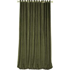 MISR Linen MISR Window/Door Cotton Velvet Lined Blackout Gormmet Curtain