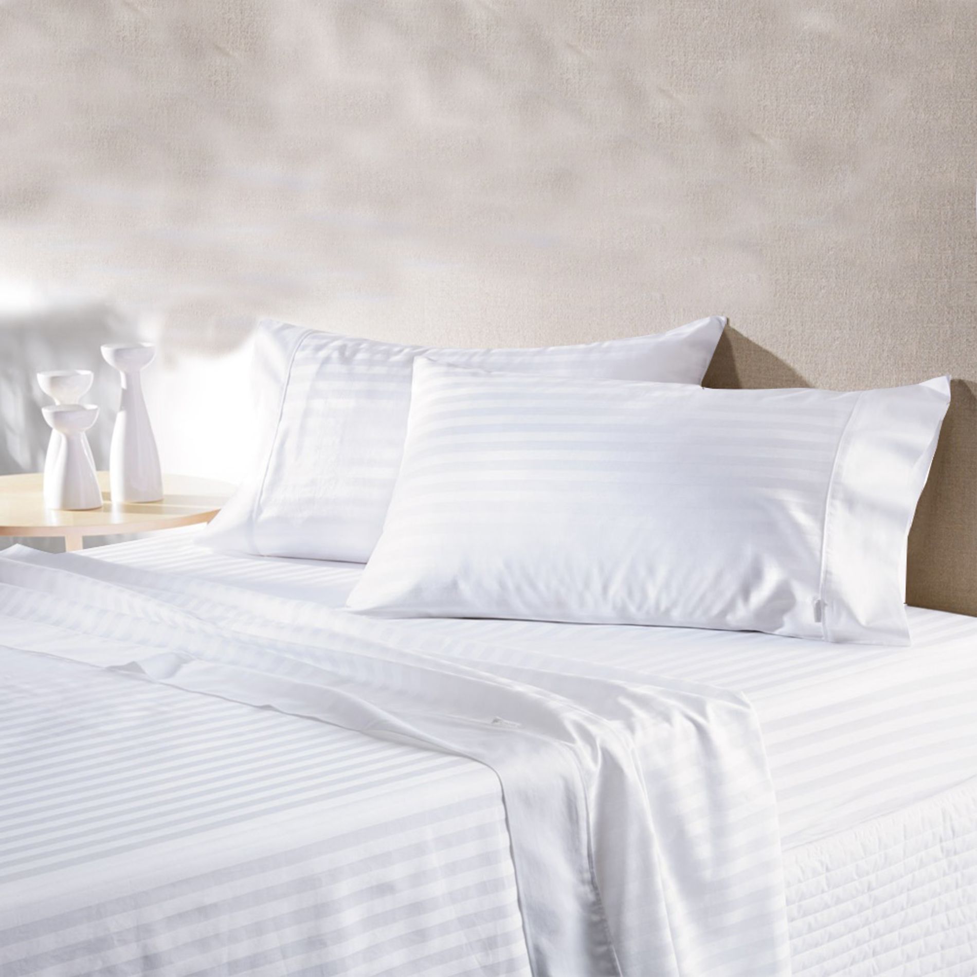 Misr Linen Stripe 4pcs Sheet Set Egyptian Cotton 400 Thread Count Misr Linen Stripe 4pcs Sheet Set Egyptian Cotton 400 Thread Count 21 Inches Pocket