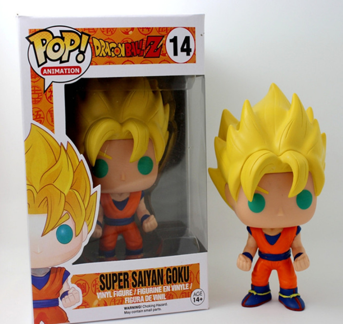 Oem New Arrival Dragon Ball Z Action Figure Funko Pop Super Saiyan