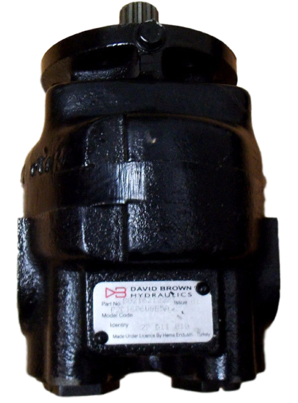 Tamrock Drill Rig Hydraulic Pump David Brown P2C1606V8E5A