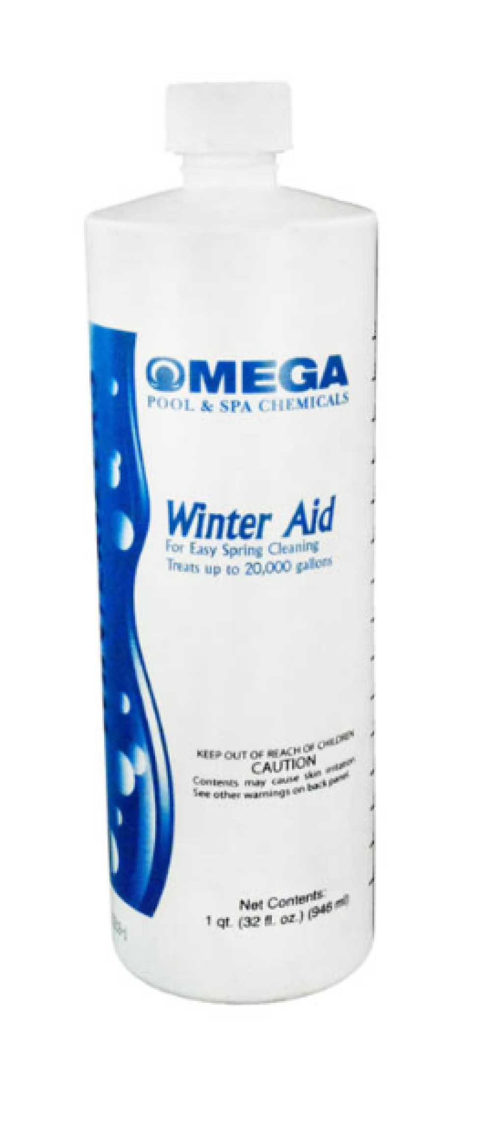 Omega Pool Chemicals Omega 36930 1Qt Winter Aid 20K Gal w/ 8.5% Copper Sulfate Pentahydrate- 12/CS