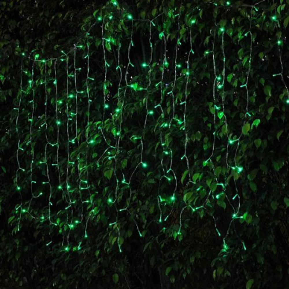 KOVAL INC. 100LEDs Green Waterproof Solar Window Outdoor Christmas String Light
