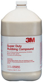 3M Super Duty Rubbing Compound 05955, 1 Gallon