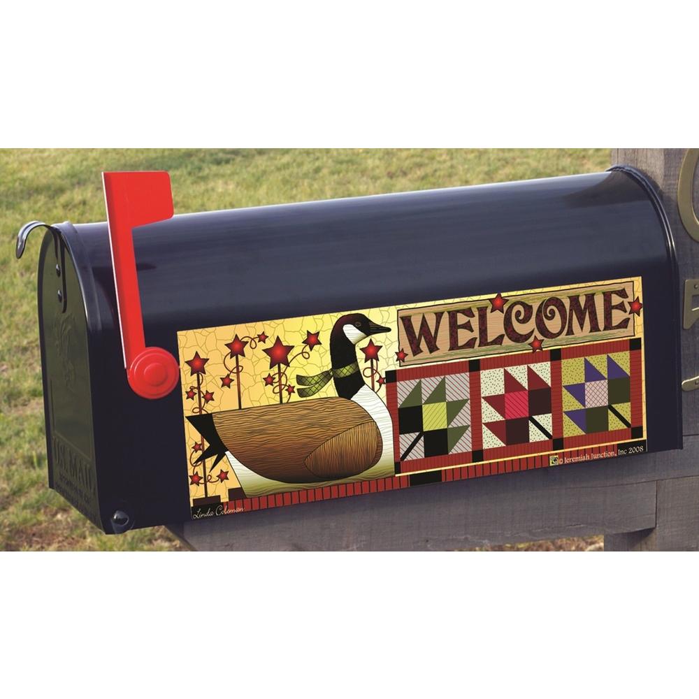 Jeremiah Junction Autumn Goose Welcome Mailbox / Door Magnet