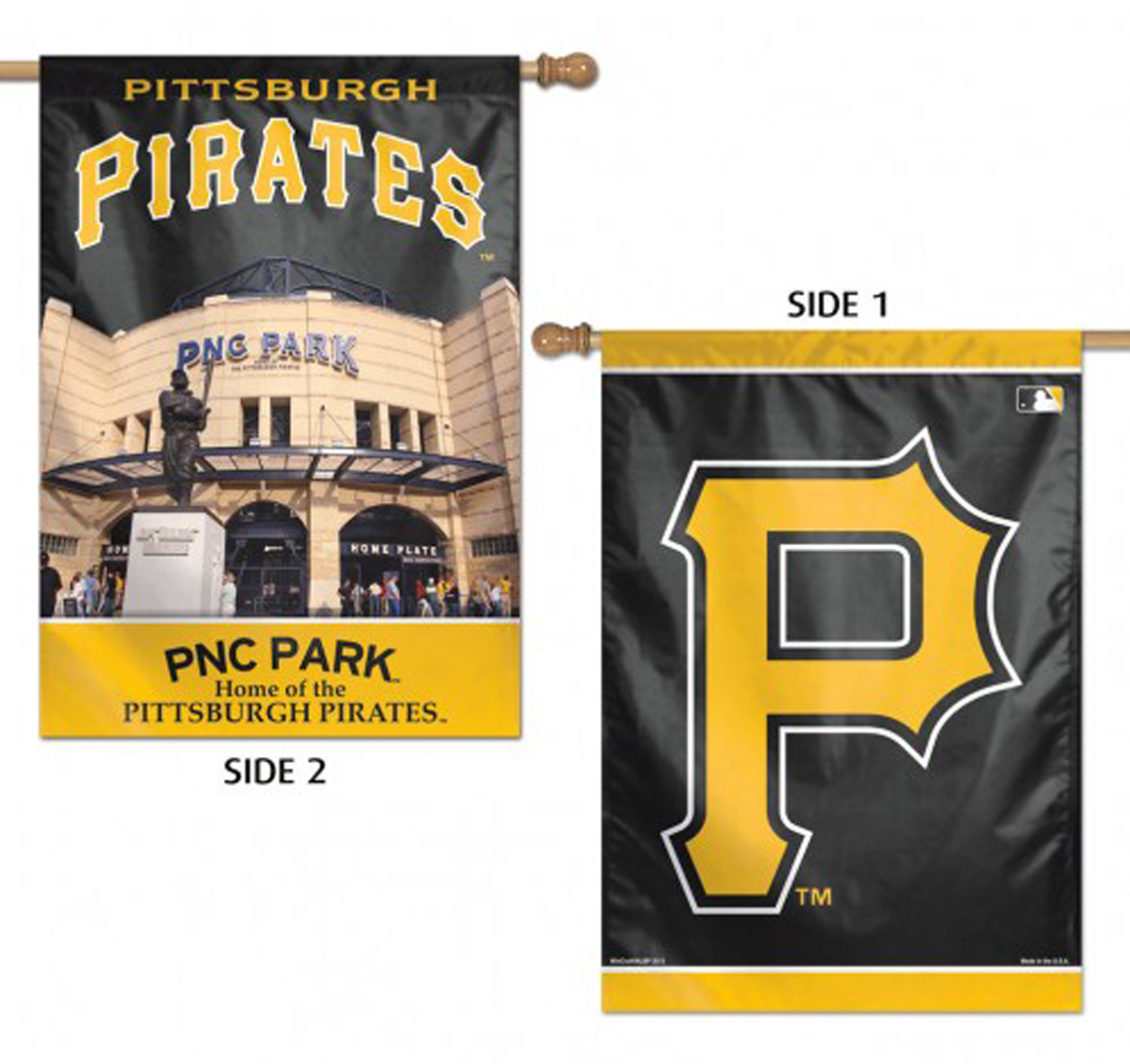 Wincraft Pittsburgh Pirates MLB 2 Sided Vertical House Flag