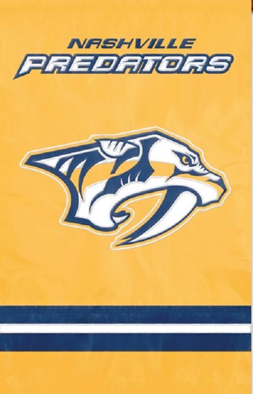 Party Animal Nashville Predators Applique & Embroidered Flag NHL