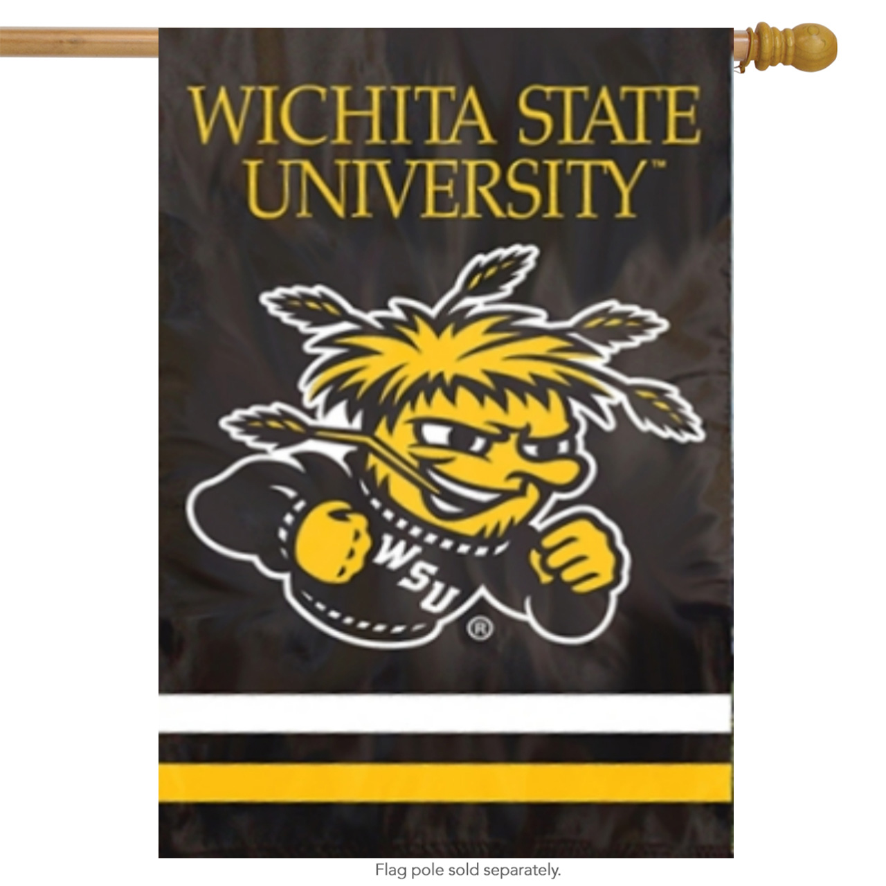 Party Animal Wichita State University Applique Banner