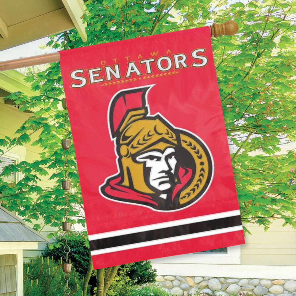 Party Animal Ottawa Senators Applique & Embroidered Flag NHL