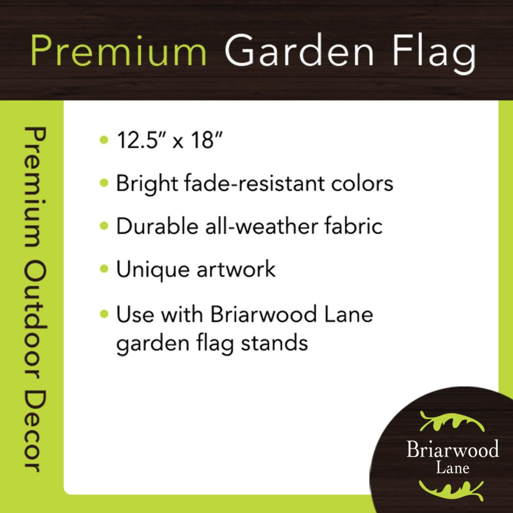 Briarwood Lane Cardinal Winter Burlap Garden Flag