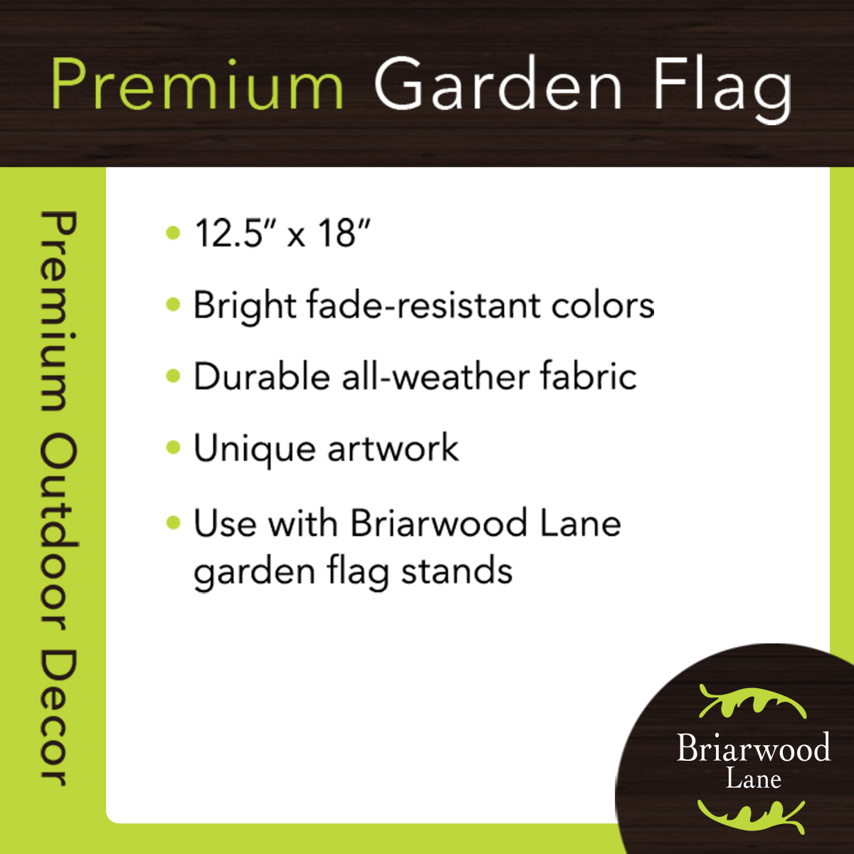Briarwood Lane Soccer Garden Flag
