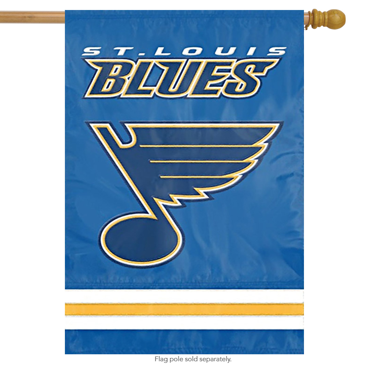 Party Animal St. Louis Blues Applique Banner House Flag