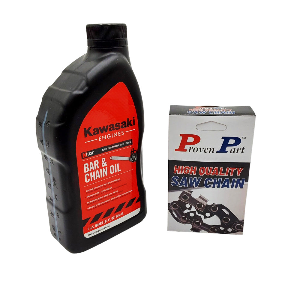 Proven Part 20"Chain Fits 3689-005-0081 Bar .325 .063 81Dl, 1 Qt. Chainsaw Bar And Chain Oil