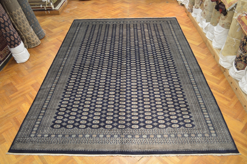 Harooni Royal Navy Blue Oriental 12x18 Handmade Bokhara Rug Home Harooni Royal Navy Blue Oriental 12x18 Handmade Bokhara Rug Home Decor Rugs Area Accent