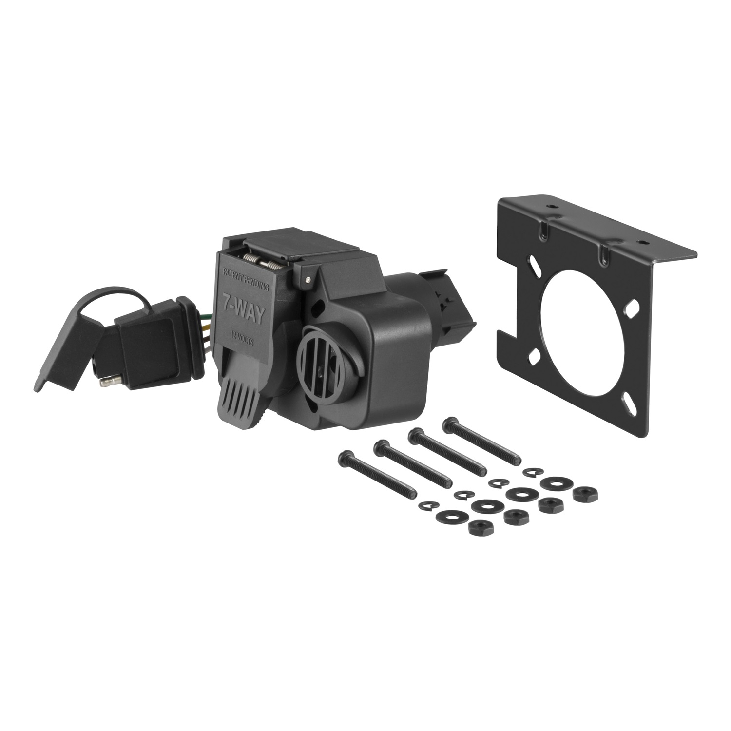 7 Pin Round To 5 Flat Trailer Adapter