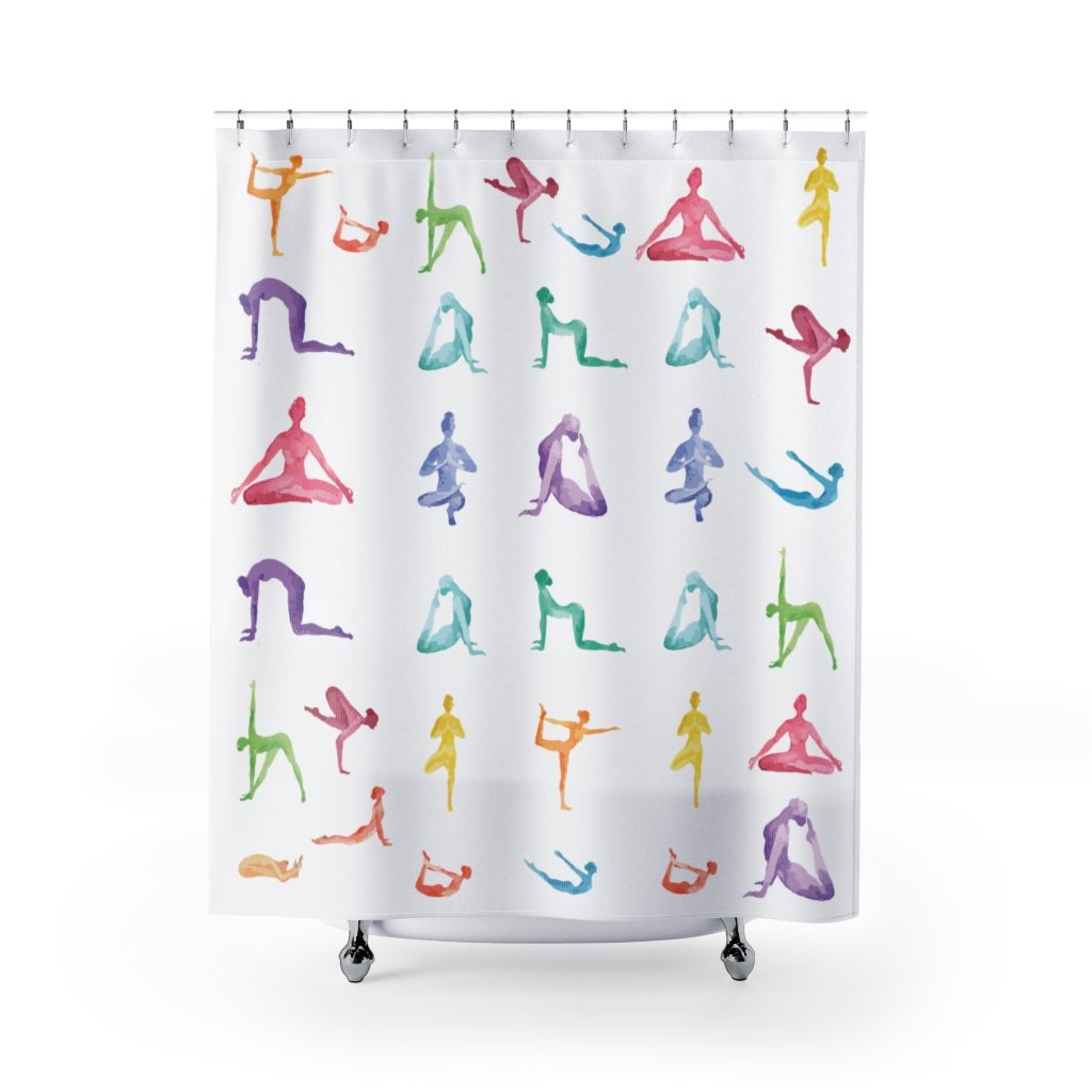 Onetify Yoga Sanctuary Shower Curtains