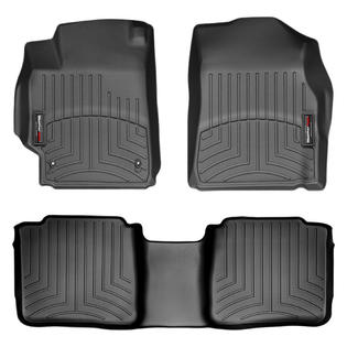 Weathertech Toyota Camry 2007 2017 Black Front Rear Premium Floor Weathertech Toyota Camry 2007 2017 Black Front Rear Premium Floor Mats Floorliner 44084 1 2