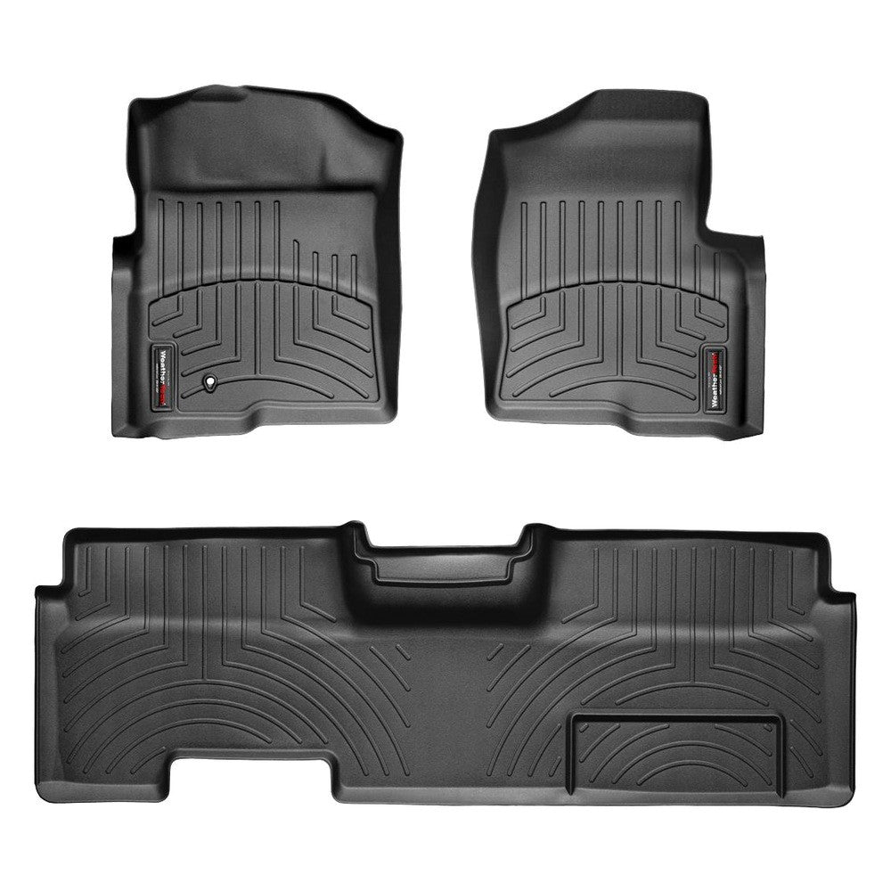 Weathertech Ford F 150 2009 2011 Super Cab Black Front
