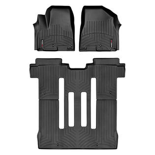 Weathertech Kia Sedona 2015 Black Front Rear Premium Floor