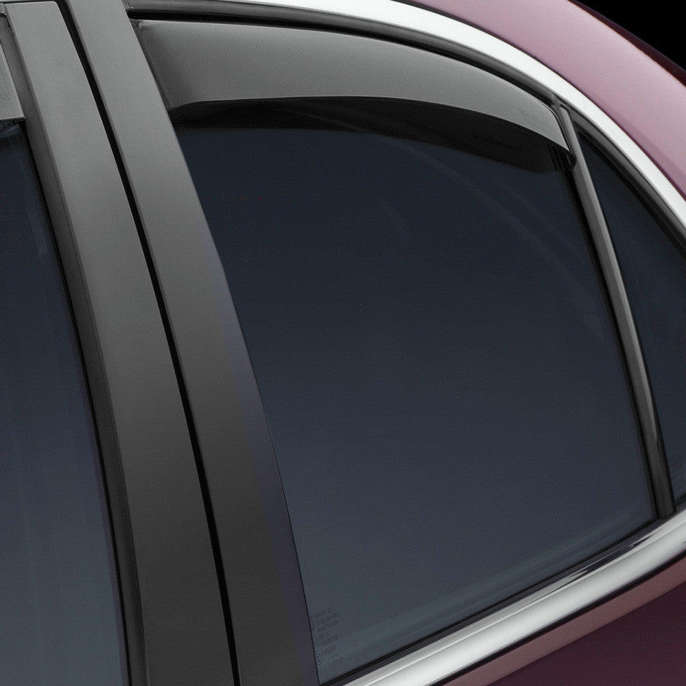 WeatherTech Chevrolet Malibu 2013-2015 Dark Smoke Rear Side Window Deflectors 81730 Series 