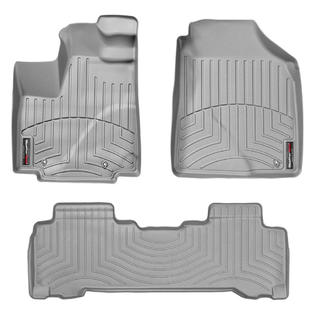 Weathertech Acura Mdx 2001 2004 Honda Pilot 2003 2004 Grey Front Rear Floor Mats Floorliner 460411 460222