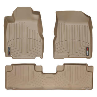 Weathertech Honda Cr V 2007 2011 Tan Front Rear Floor Mats