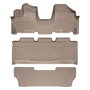 Weathertech Honda Odyssey 2005 2010 Tan Floor Mats Floorliner All Rows 453171 45049 2 3