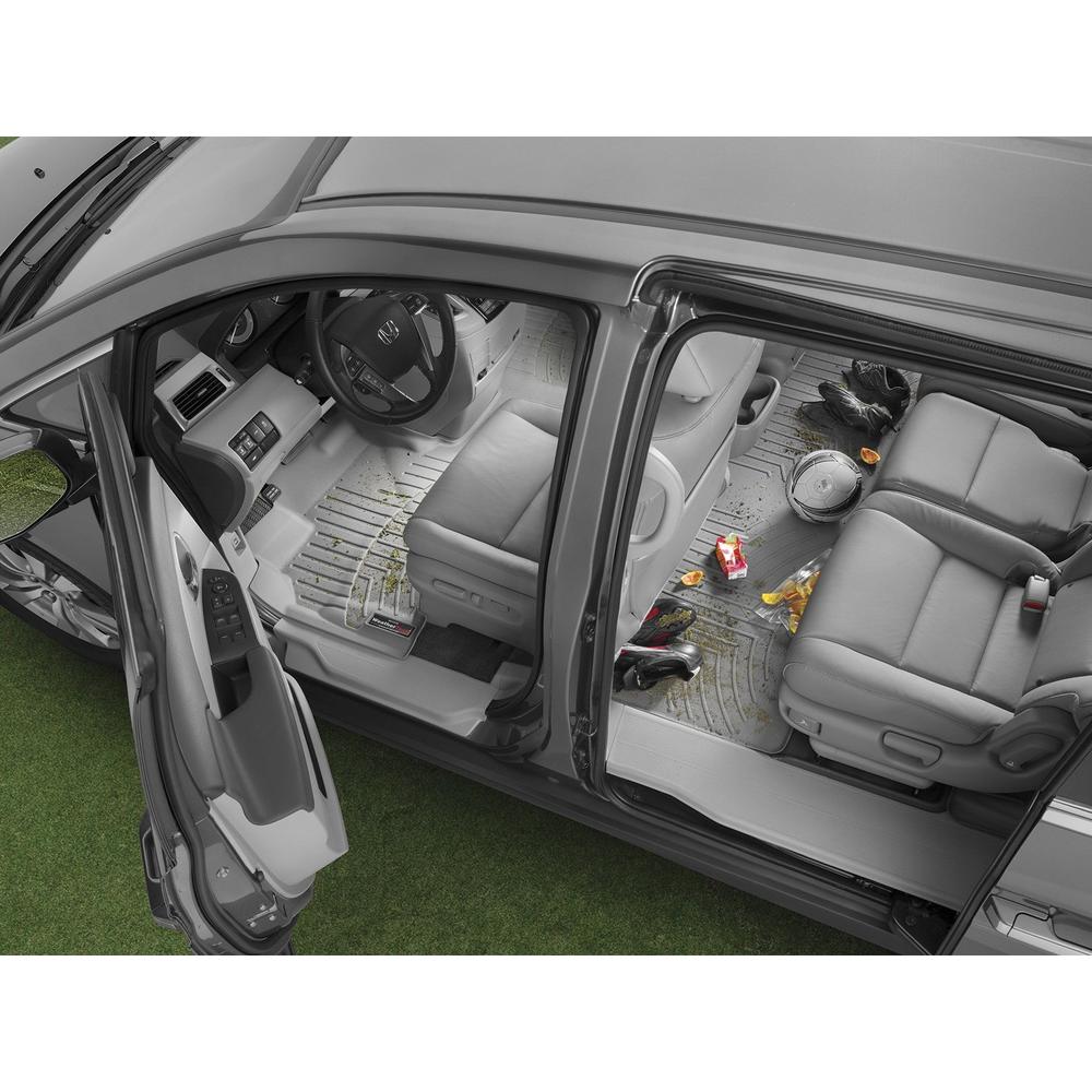 WeatherTech Chevrolet Silverado 1500 2014+, 2500/3500 2015+ Tan Front & Rear Floor Mats FloorLiner 457221-455424