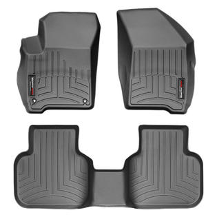 Weathertech Dodge Journey 2011 2013 Two Hook Retention Black Front