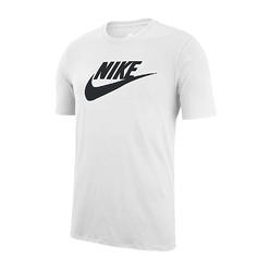 Nike Men's Athletic Wear Short Sleeve Logo Swoosh Printed Gym Active T-Shirt