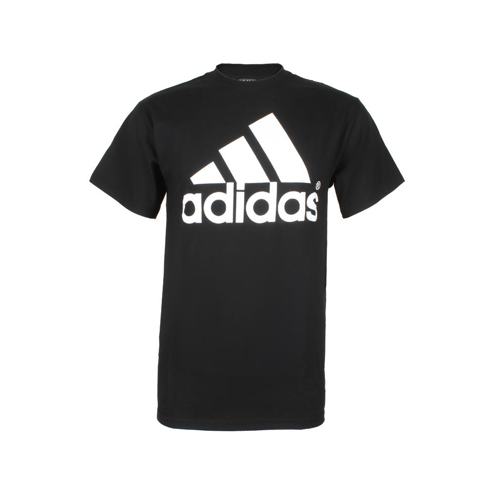 Adidas Men's Active Wear Short Sleeve Essential Logo Graphic Crew Neck T-Shirt