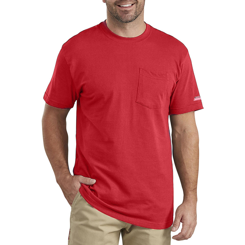 Dickies Men's T-Shirt Casual Front Pocket Short Sleeve Crew Neck Workwear Tee