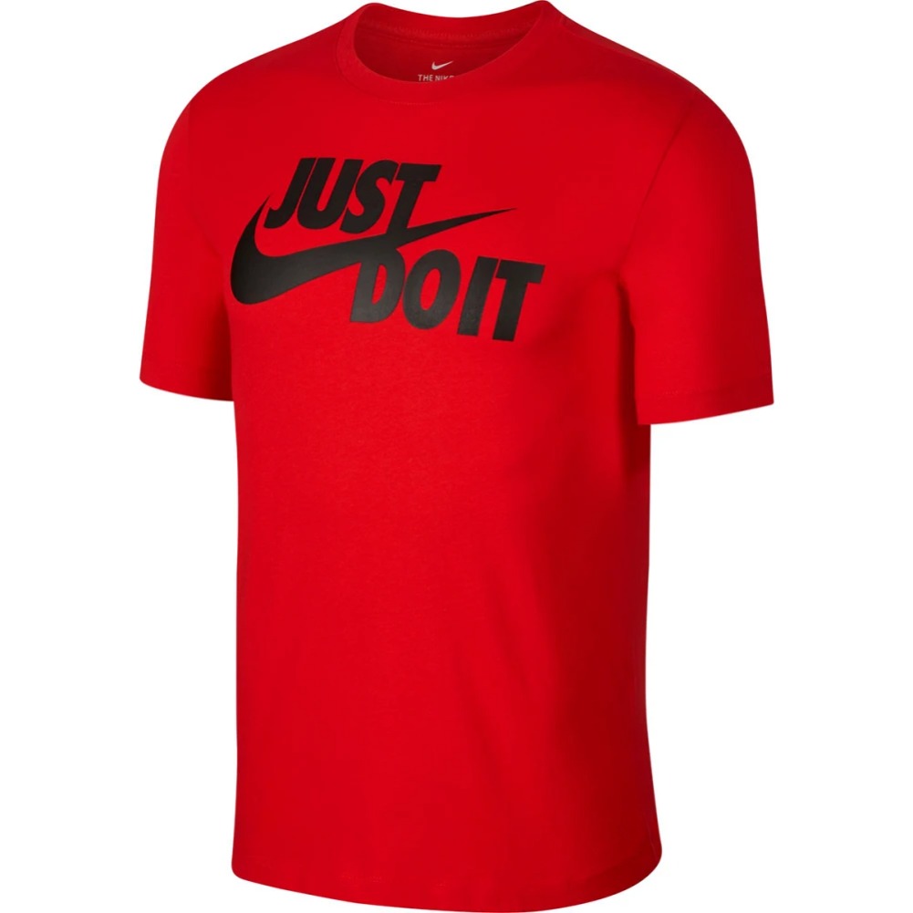 Nike Men's T-Shirt Sportswear "Just Do It" Short Sleeve Crew Neck Athletic Shirt