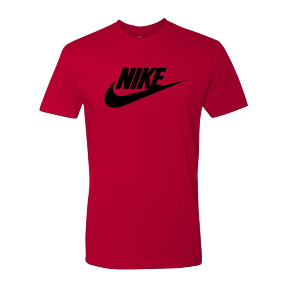 Nike Men's T-Shirt Logo Swoosh Printed Athletic Active Short Sleeve Shirt