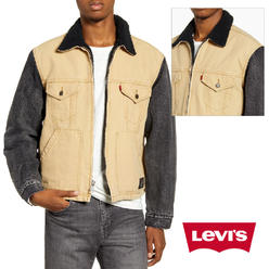 Levi's Levis Mens Hybrid Denim Trucker Jacket Sherpa Lining X Justin Timberlake 86184