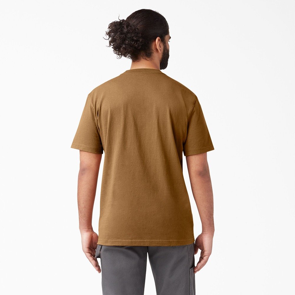 Dickies Men's T-Shirt Heavyweight Short Sleeve Pocket Relaxed Fit T-Shirt