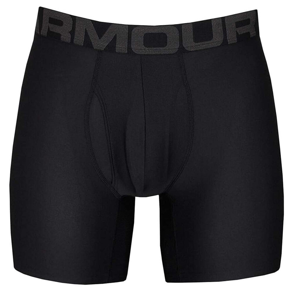 Under Armour Men's Boxer Brief 2 Pack UA Tech 6" Boxerjock Underwear 1363619